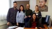 Los miembros del equipo que atenderá a las personas refugiadas Los miembros del equipo que atenderá a las personas refugiadas
